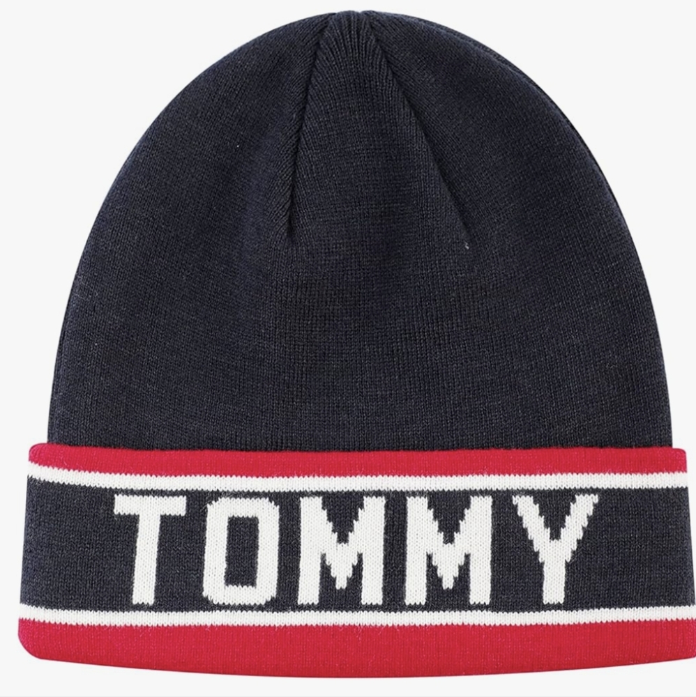 Tommy Hilfiger Racing Stripe Cuff Beanie